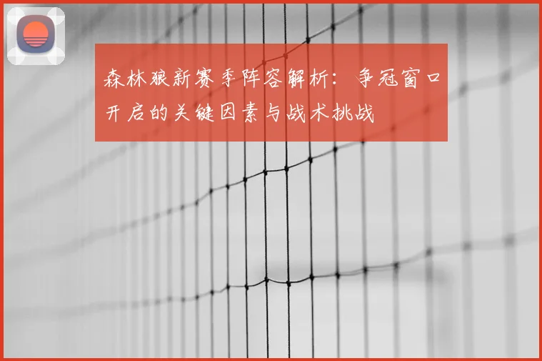 森林狼新赛季阵容解析：争冠窗口开启的关键因素与战术挑战